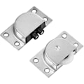 Miniatyrbillede 3 af 3: 2 stk. Møbelskydedøre Rulleskabs Skab Vindue Skydedør Hardware Tilbehør (Nylon Enkelt Hjul)