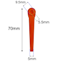 Miniatyrbilde 3 av 3: 100 plastblader for gressklipper: l70 sekskant plastblad 9825 maskin hage plen vanlig hage