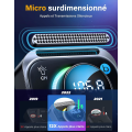 Miniatyrbillede 3 af 5: Bluetooth 5.3 FM-sender, Bleuthoot-bilradioadapter [Deep Bass Hi-Fi-stereo], 30W PD Dual 18W QC 3.0, håndfri, overdimensioneret mikrofon, understøtter Aux