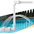 Miniatyrbild 3 av 5: Pool Fountain Cascade, Ovanjordspool Vattenfall, Utomhuspool Tillbehör, Pool Tillbehör, Justerbar Bassäng Fontän Kran, Pool Vattenfontän
