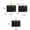 Miniatyrbilde 2 av 5: Laptopveske, multifunksjonell håndveske, skulderveske, datamaskin håndveske, forretningsreiseveske for menn og kvinner