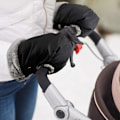 Miniatyrbilde 2 av 5: Barnevogn Fleece-hansker, Barnevogn Vanntett og Antifrys Ekstra Tykke Varme Hansker Vinter Barnevogn Hansker Flere Bruksområder