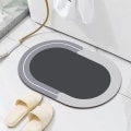Pikkukuva 3 / 3: Liukumaton nopeasti kuivuva pehmeä piimamudon lattiamatto kylpyhuoneen wc:n imukykyinen ovi matto eteisen ovi jalka matto kylpyhuone