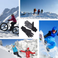 Miniatyrbilde 5 av 5: 30°F Vinterhansker Berøringsskjerm Hansker Menn Kvinner Varme Hansker, Vindtette og Vanntett Hansker for Kaldt Vær Løping Fotturer Kjøring Ski (Svart)