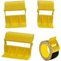 Miniatyrbillede 1 af 5: Kompakt tapeholder med tapehætte, jakke jakke jakke dispenser dispenser dispenser, applikator, afskæring af den to-halede