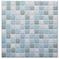 Pikkukuva 1 / 5: 3D-mosaiikkilaattojen liimautuva seinävedenkestävä itseliimautuva laattatarra 23,6 x 23,6 cm keittiöön kylpyhuoneeseen - 4 kappaletta