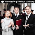 Miniatyrbillede 5 af 5: Unisex Graduation Hat, Justerbar Gradueringshue Graduation Cap til Graduation University High School Bachelor Hat