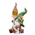 Miniatyrbild 1 av 3: Utomhus trädgårdstomte staty, harts tomte staty dekoration