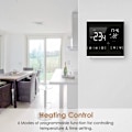 Miniatyrbilde 5 av 5: Intelligent LCD berøringsskjerm intelligent termostat for programmerbart elektrisk gulvvarmesystem AC 85-250V termoregulator temperaturkontroller