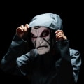 Miniatyrbillede 4 af 5: Halloween Zombie Maske Spøgelsesfestival Horror Maske Maskerade Horror Zombie Langt Hår Sort Klud Blødende Maske