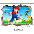 Miniatyrbillede 5 af 5: Super Mario Wall Decal 3D Breakout Wall Sticker til Børneværelse Stue Vægindretning 15,7x23,6 Tommer (Super Mario)