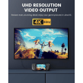 Miniatyrbilde 3 av 5: 180 graders vinkel USB C-adapter 2-pakning, U-formet USB-C til USB-C-konverterkontakt med PD 100W hurtiglading 4K-video, USB C-vinklet forlengelsesadapter