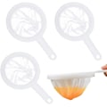 Miniatyrbillede 3 af 5: 3 stk. fødevarefilter i plast, fint køkkenfilter, 100/200/400 mesh nylon fødevarefilter til frugtsaft, vin, mælk, Nylo fødevarefilter