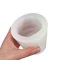 Miniatyrbillede 2 af 3: Silikone stearinlysform 3D stearinlysforme Cylindrisk form Silikone stearinlysform Blade Håndlavede stearinlysforme til duftlys Sæber Gelé
