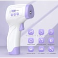 Miniatyrbillede 2 af 5: Infrarødt termometer til voksne med 2 i 1 feberalarm, 2 i frontal kontakt med frontal funktion, LCD-display, infrarød baby voksen i