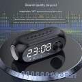 Pikkukuva 2 / 5: Herätyskellokaiutin unisex monitoiminen Bluetooth-kaiutin S8 langaton peilikello pieni audiosubwoofer kortti Bluetooth-kaiutin（S8 musta）