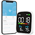 Miniatyrbilde 1 av 5: LED-skjermdetektor LED PM2.5 Multifunksjonell tester for temperatur og fuktighet Partikkelsensor Laser kvalitet på innendørs luftkvalitetskontroll av mobi
