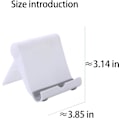 Miniatyrbilde 3 av 5: 4-pak justerbart sammenleggbart plastskrivebordsstativ for 6-11 tommers nettbrett, kompatibel med iPhone 12 Pro Max 11 Samsung Galaxy Noten Android alle smarttelefoner