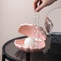 Miniatyrbilde 2 av 5: Shell Pearl Light Led Accent Lamp Bærbar Nattlys - Dontodent Rosa