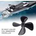 Miniatyrbild 3 av 4: 4 blad för RC-båt, 55 mm 4 st CW CCW 4-bladig plastpropeller för RC-modellbåt