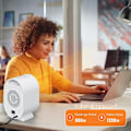 Miniatyrbillede 4 af 5: Actoint varme, Elektrisk radiator 800/1200W, Keramisk baseret mini varme, Beskyttelse mod overophedning & anti-vælter, 2 varmetilstande, hjemmekontor b