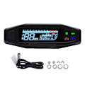 Miniatyrbillede 1 af 5: Universal Motorcykel Digital Tachometer LCD Display Karburator Digital Speedometer Odometer med Sensor