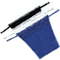 Miniatyrbillede 1 af 5: Kvinders Snap-On Lace Camis 3-pak Sort, Hvid, Blå