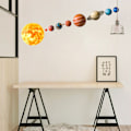 Miniatyrbillede 2 af 4: Solcellesystem Planet Vægmærker Vægstickers, Børn Børn Baby Hjem Værelse Børneværelse Diy Dekorative Klæbende Kunst Vægmural