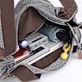 Miniatyrbild 3 av 4: Canvas Messenger Bag Axelväska Canvas Väska Hand Messenger Bag för Kvinnor