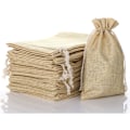 Pikkukuva 3 / 3: Korupakkauspussit, 30 kpl, monipuolinen pellavapussi, pellavainen korupussi, nyöripussit, korujen säilytyspussi, säilytyspussit (10 x 14 cm)