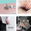 Miniatyrbillede 4 af 5: 4 stk. telefon Baguupport, metalringholder 360º rotation ringgreb til mobil smartphoneholder, tabletholder, bilholder
