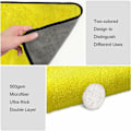 Miniatyrbillede 3 af 5: Klud, mikrofiber og klude-rengøring-mikrofiber, 30x40cm 6 stk. ekstra tykke rengøringsklude i superabsorberende mikrofiber til bilvask, tørring