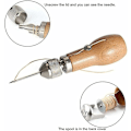 Pikkukuva 4 / 5: Candyse 7 kpl/setti Nahkaompelutyökalut DIY Nahka Käsiompelutyökalusetti (173mm)