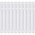 Miniatyrbilde 1 av 5: Sett med 5 par plast skuffeskinner for skuffer - Utrekkbar organizer - Oppbevaringsverktøy for møbelskuffer (180 mm)