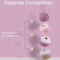 Miniatyrbilde 4 av 5: (Lilla) 4-facks formelutmatare Baby formelutmatare låda stapelbar bärbar mjölk låda.