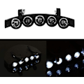 Miniatyrbillede 2 af 4: 5 LED kasket hat klips hovedlys lampe pandelampe fiskeri vandring cykling