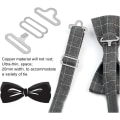 Miniatyrbilde 2 av 5: Justerbar metall kobber hardware Sløyfe maskinvare slipsklips krok feste slipsstropp maskinvare slipsklips