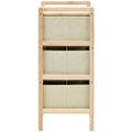 Pikkukuva 5 / 5: Säilytyshylly 3 koria beige setripuu