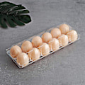 Miniatyrbilde 3 av 3: 24 stk Plast Eggkartonger Bulk Klar Kylling Eggbrett Holder For Familie Beite Kyllinggård Bedrift