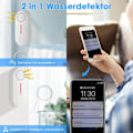 Miniatyrbillede 2 af 5: WiFi vandlækagedetektor, vandniveaudetektor, 100dB vanddetektor, vand sensor trådløs, push-beskeder på Tuya/Smart Life Apps