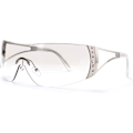 Miniatyrbillede 1 af 4: Rimless klare wraparound solbriller