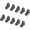 Miniatyrbillede 2 af 5: (Sort) 10 stk, længde 3 cm, plastikreb til campingtelt rebstrammer