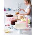 Miniatyrbilde 2 av 5: Kakeskraper, Justerbar Kakespatel Kakeskraper Fondant Glattverktøy Kakedekorering Glattverktøy Poleringsverktøy (2-pakning)