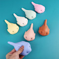 Miniatyrbillede 2 af 4: Sød farverig stor grim fisk monster klemme for at lindre stress og ventilere blob fisk dekompression legetøj