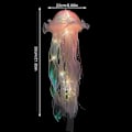 Miniatyrbillede 4 af 5: 4 stk. Jellyfish-lys, batteridrevet lysende Jellyfish-havebelysning, indendørs udendørs kreativ Jellyfish-formet lampe til babyshower, fødselsdag i hjemmet