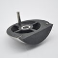 Miniatyrbilde 5 av 5: Dørstopper i rustfritt stål - Gulvdørstopper i gummi med festemateriell - gulvdørstopper - 5,6 cm x 1,7 cm - dørstopper