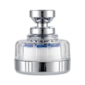 Miniatyrbild 1 av 5: Kranfilter med 6 PP bomullsfilterelement, universellt antikalk-kranfilter, 360° roterande sprayhuvud