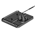 Miniatyrbillede 5 af 5: Trådløs Billader 15W Multifunktionel Mobiltelefonholder Navigation Parkering Nummer