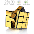 Miniatyrbilde 3 av 3: Speilkube 3x3 3x3x3 Magisk speil Speed ​​Magic Cube Puzzle Ultra Rask (Gylden)
