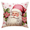 Miniatyrbilde 1 av 5: Juleputetrekk 45*45cm Gårdshus Juledekorasjon Julenissen Feriedekorasjon Hjem Sofa Pudeboks